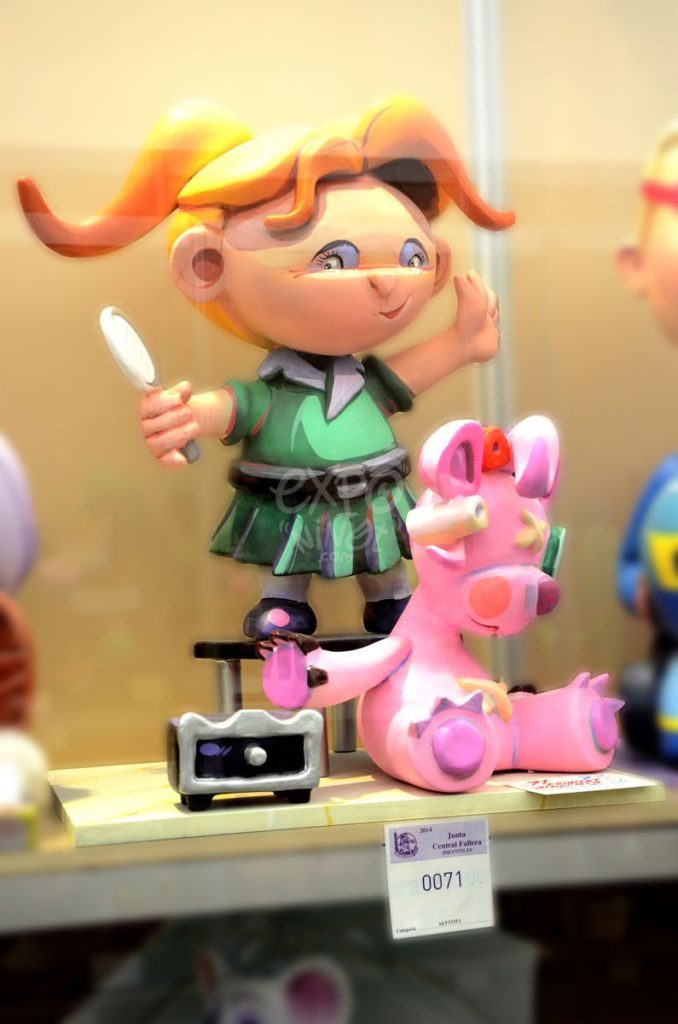 Año 2014, falla Trinidad, Alboraya, sección séptima Infantil, Artista: Francisco Mesado Poveda.