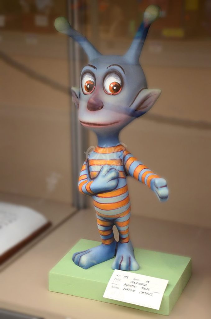 Año 2014, falla Venezuela, Agustín Sales, sección duodécima Infantil, Artista: Enrique Cardells Martínez.