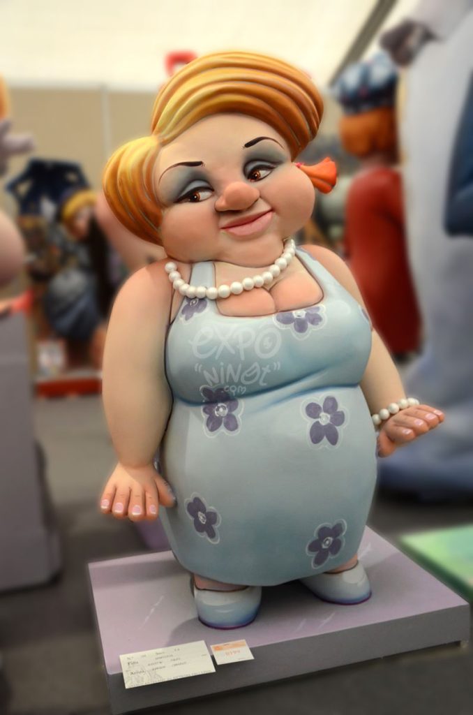 Año 2014, falla Venezuela, Agustín Sales, sección quinta a, Artista: Enrique Cardells Martínez.