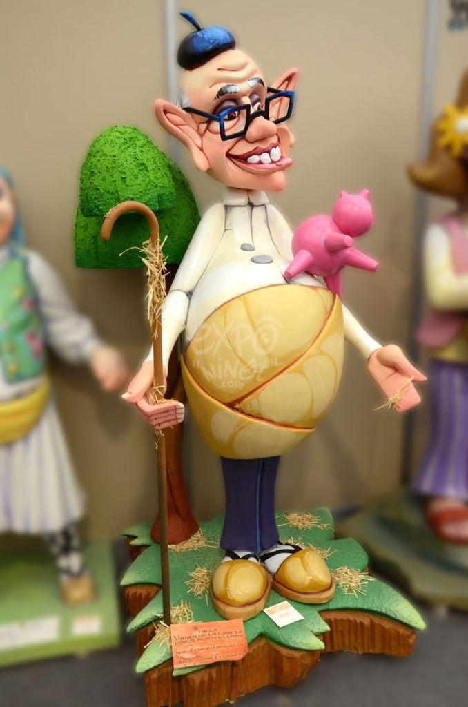 Año 2014, falla Virgen de la Cabeza, José Mª Mortes Lerma, sección sexta c, Artista: Hermanos Gómez Fonseca.