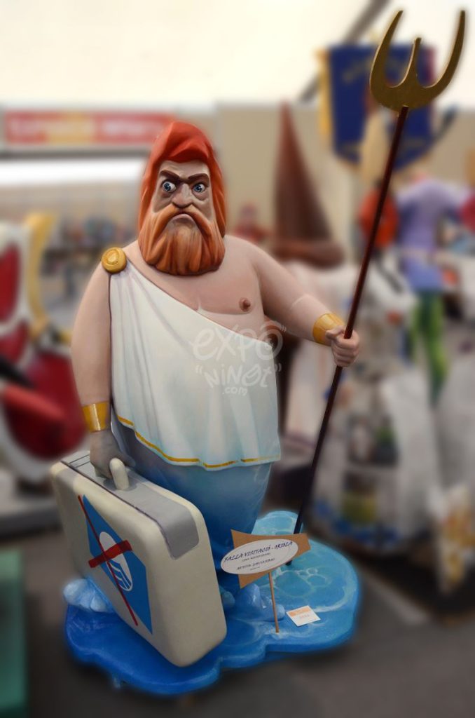 Año 2014, falla Visitación, Orihuela, sección sexta b, Artista: Fernando García Ribas.