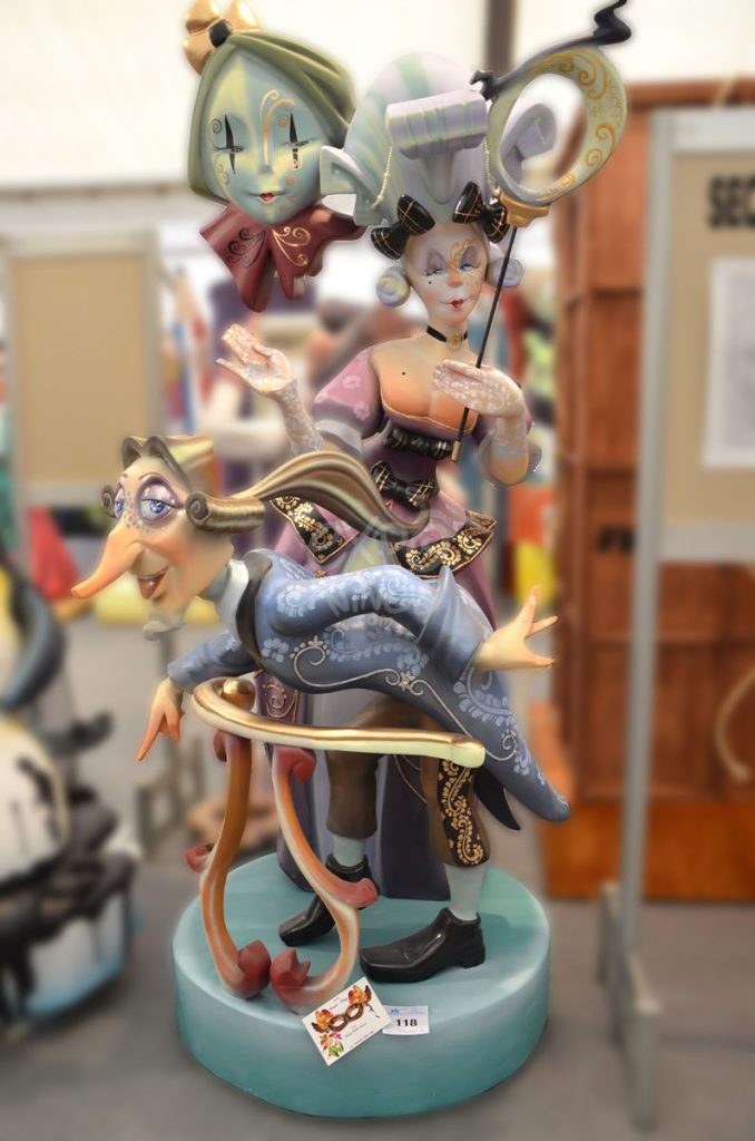 Año 2015, falla Acacias, Picayo, sección segunda b, Artista: Antonio Rubiño.