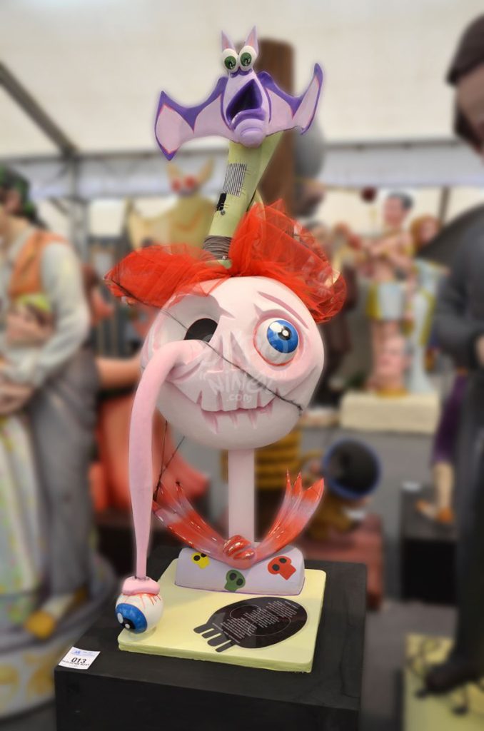 Año 2015, falla Actor Mora, Avenida Constitución, sección séptima c, Artista: Manuel García-Pardo.