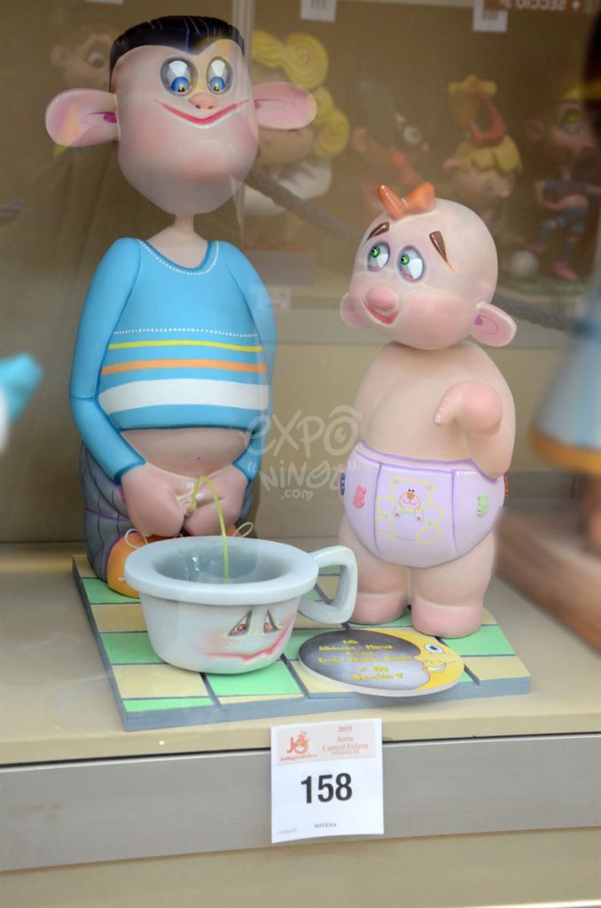 Año 2015, falla Albacete, Marvá, sección novena Infantil, Artista: Emilio Tamarit Simón.