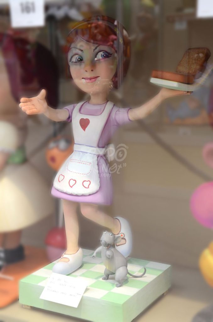 Año 2015, falla Alcácer, Yátova, sección décima Infantil, Artista: Enrique Cardells Martínez.