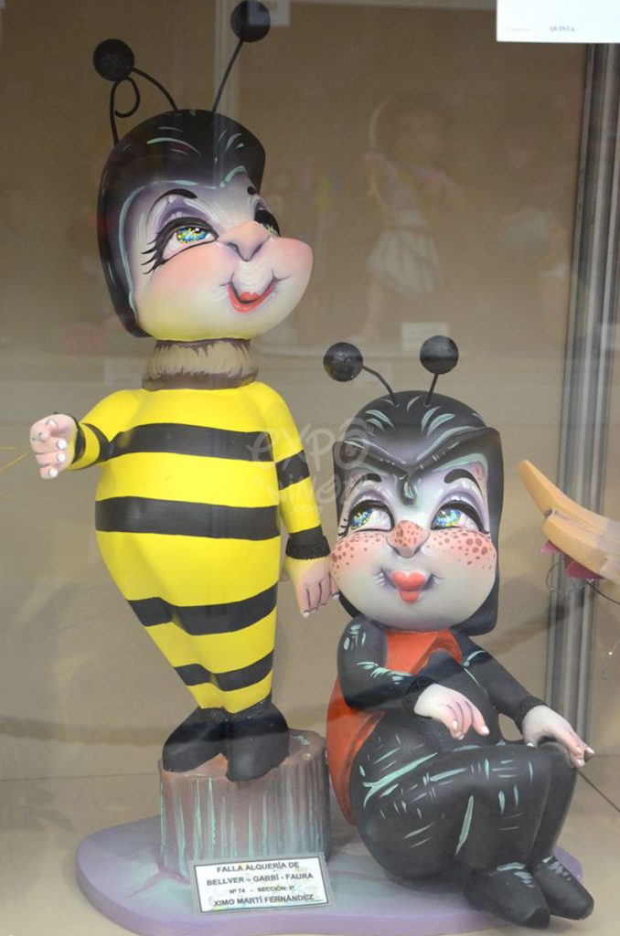 Año 2015, falla Alquerías de Bellver, Garbí, sección quinta Infantil, Artista: Ximo Martí Fernández.