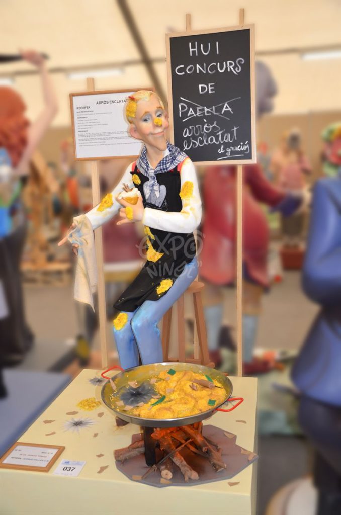 Año 2015, falla Alta, Santo Tomás, sección quinta b, Artista: Juanjo García López.