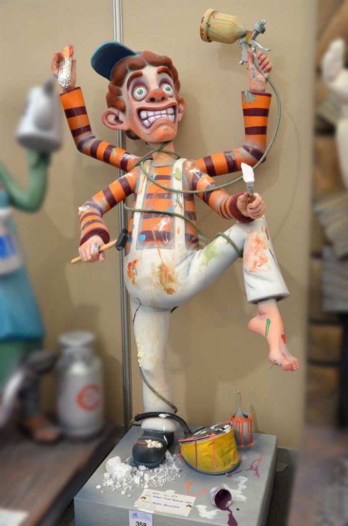 Año 2015, falla Andrés Piles Ivars, Salvador Tuset, sección tercera a, Artista: José Miguel Ballester García.