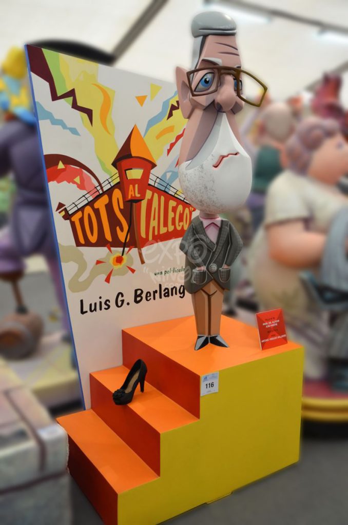 Año 2015, falla Ángel del Alcázar, José Maestre, sección quinta a, Artista: Antonio Verdugo Ballester.