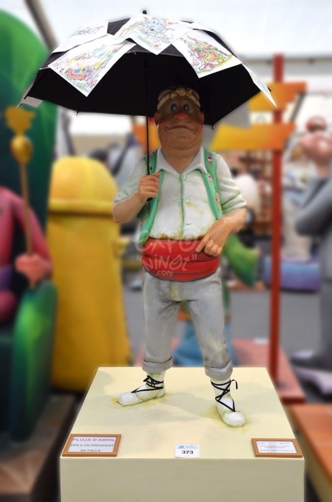 Año 2015, falla Antigua Senda Senent, Paseo Alameda, sección sexta c, Artista: Juanjo García López.