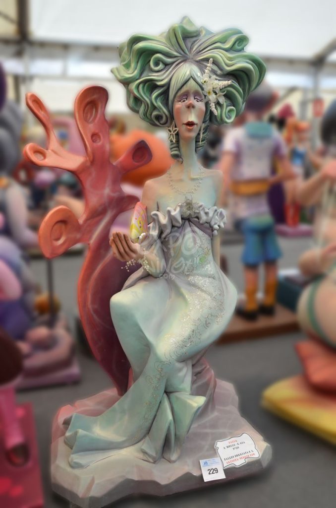 Año 2015, falla Antonio Molle, Gregorio Gea, sección séptima a, Artista: Sergio Edo Llopis.