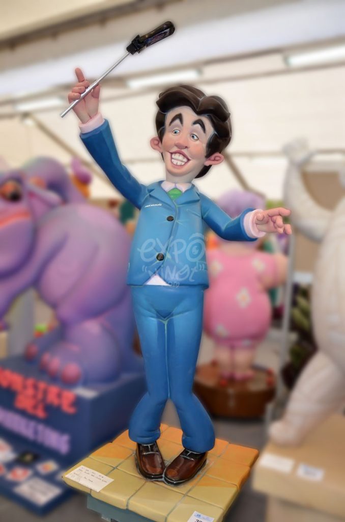 Año 2015, falla Avenida Ecuador, Alcalde Gurrea, sección cuarta a, Artista: Francisco Mesado Poveda.