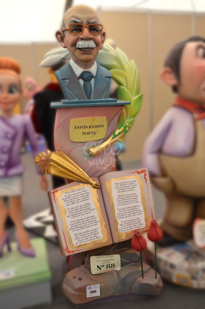 Año 2015, falla Bailén, Xátiva, sección quinta b, Artistas: Rafael Martínez Reig y Raúl Martínez Ruíz.