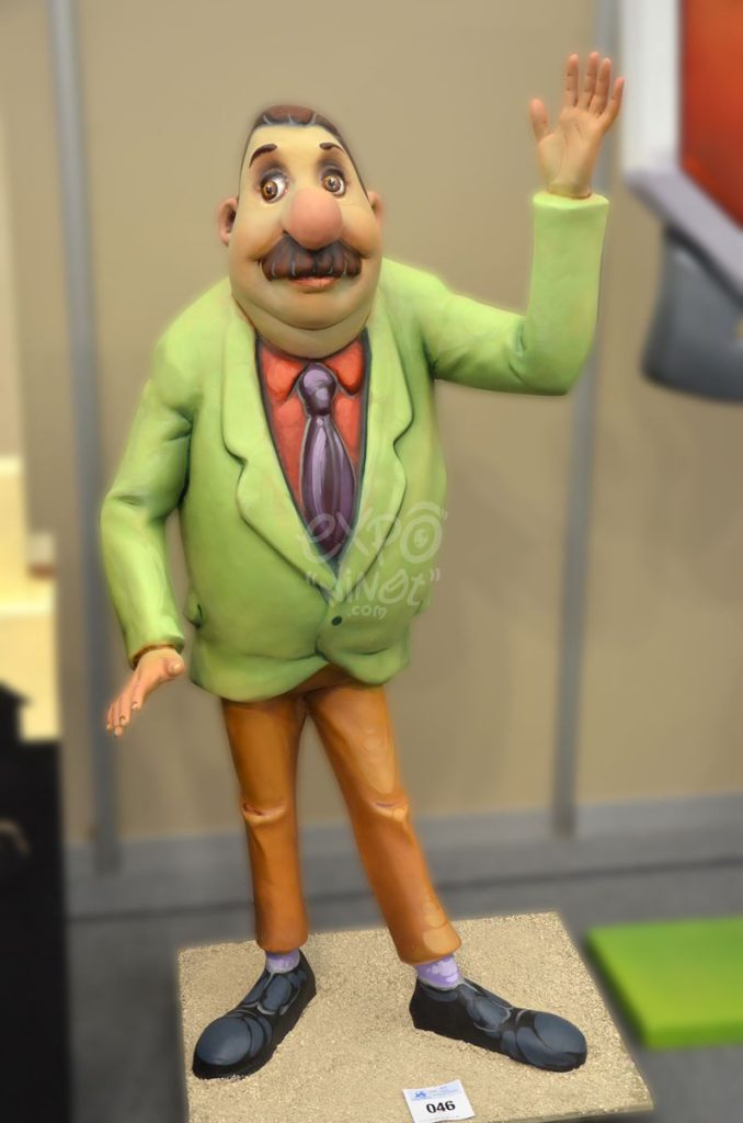 Año 2015, falla Baja, Mesón de Morella, sección séptima b, Artista: José Luis Gómez Mira.