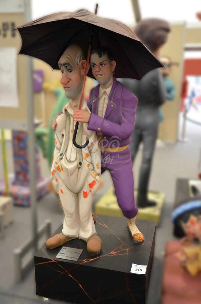 Año 2015, falla Barón de Patraix, Cuenca, sección quinta b, Artista: Luis Herrero Gargallo.