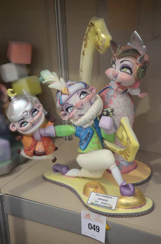 Año 2015, falla Barraca, Espadán, sección segunda Infantil, Artista: Ximo Martí Fernández.