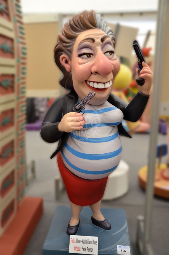 Año 2015, falla Bilbao, Maximiliano Thous, sección tercera a, Artista: Fede Ferrer García.