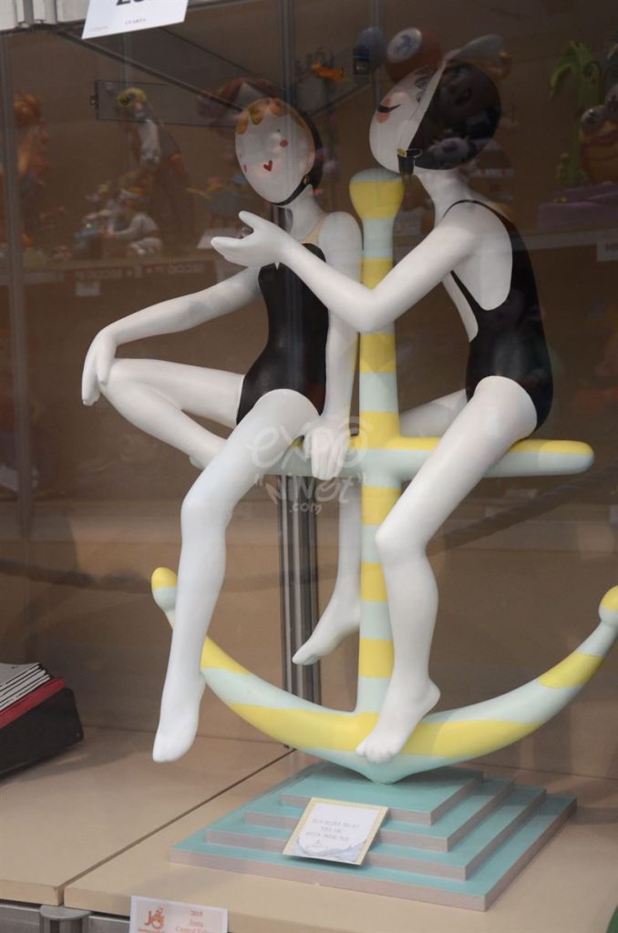 Año 2015, falla Bolseria, Tros Alt, sección cuarta Infantil, Artista: Marina Puche.