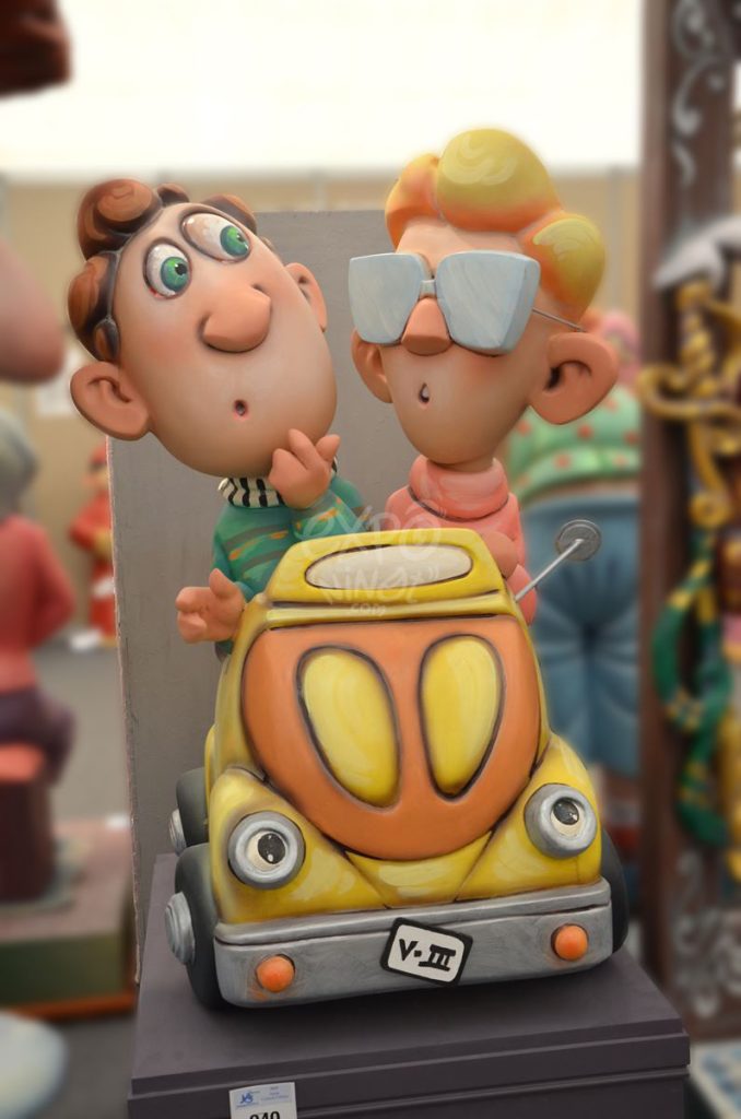 Año 2015, falla Calabazas, En Gall, sección quinta b, Artista: Ignacio Ferrando Tamarit.