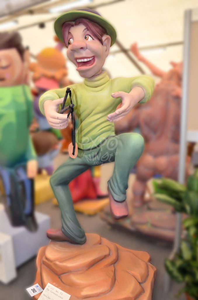 Año 2015, falla Campamento, La Yesa, sección quinta c, Artista: Víctor Caballero Gutiérrez.