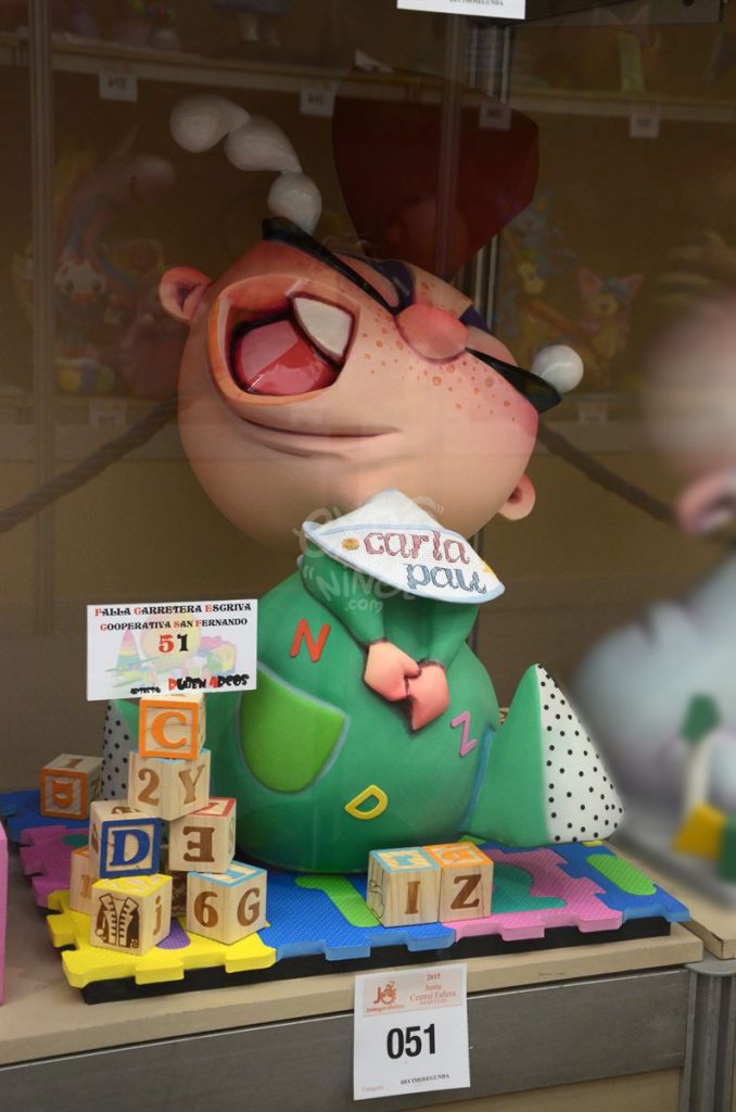 Año 2015, falla Carretera Escrivá, Cooperativa San Fernando, sección duodécima Infantil, Artista: Rubén Arcos Martí.