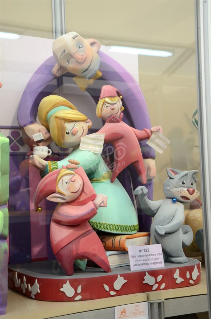 Año 2015, falla Cervantes, Padre Jofre, sección quinta Infantil, Artista: Juan Lluch Martí.