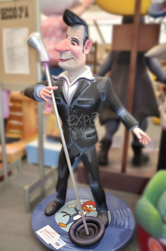 Año 2015, falla Cervantes, Padre Jofre, sección tercera a, Artista: Manuel Martínez Reig.
