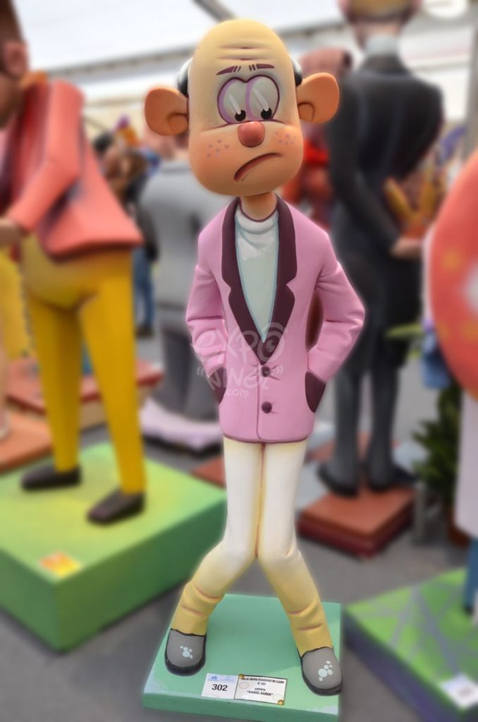 Año 2015, falla Chiva, Francisco de Llano, sección sexta c, Artista: Daniel Barea Ortiz.