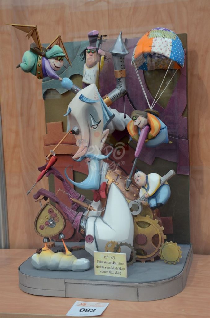 Año 2015, falla Ciscar, Burriana, sección especial Infantil, Artista: Juan Lluch Martí.