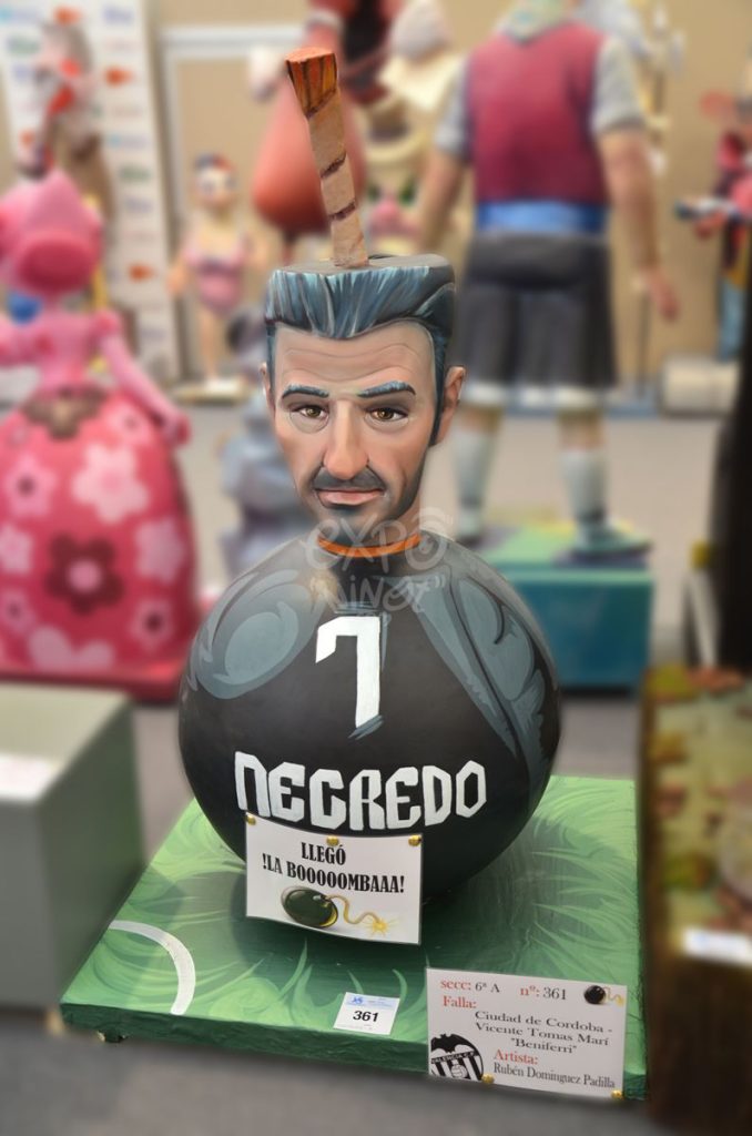 Año 2015, falla Ciudad de Córdoba, Vicente Tomás Martí, sección sexta a, Artista: Rubén Domínguez Padilla.