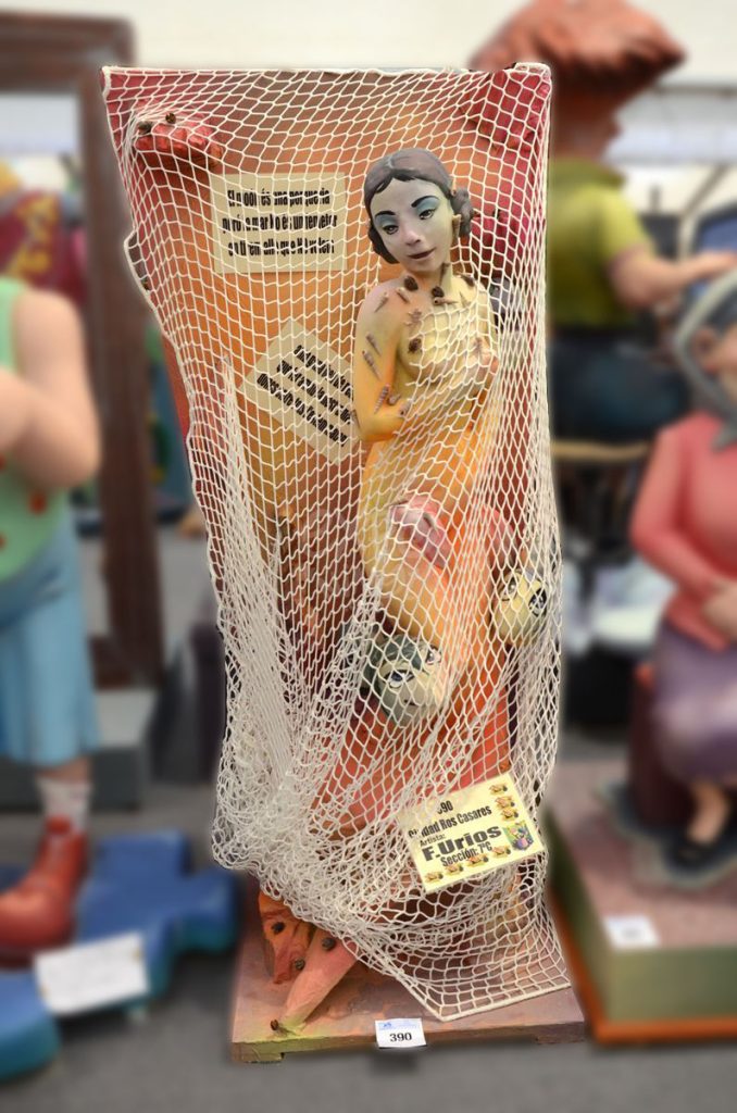 Año 2015, falla Ciudad Ros Casares, sección séptima c, Artista: Fernando Urios Aigües.
