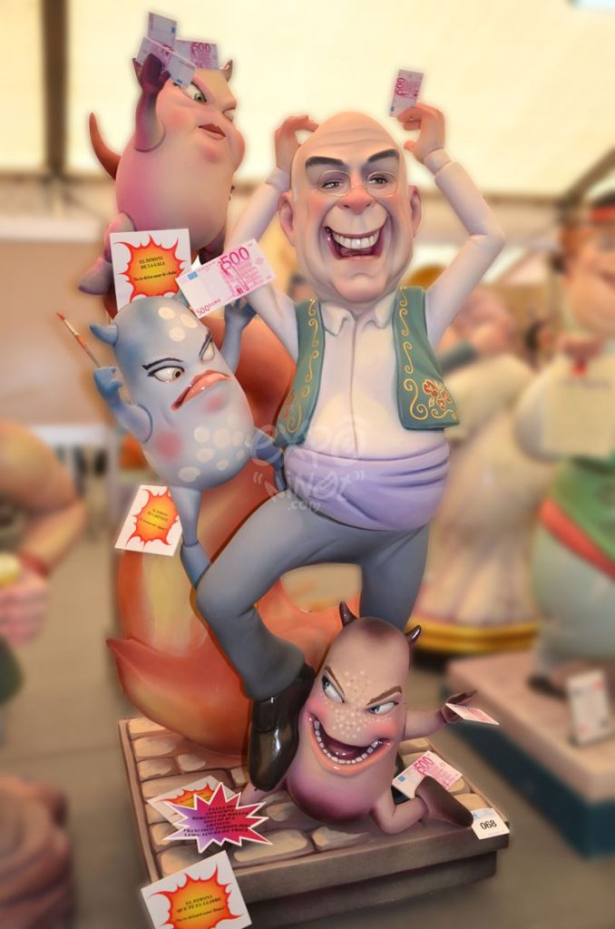 Año 2015, falla Conserva, Berenguer Mallol, sección segunda a, Artista: Francisco Torres.