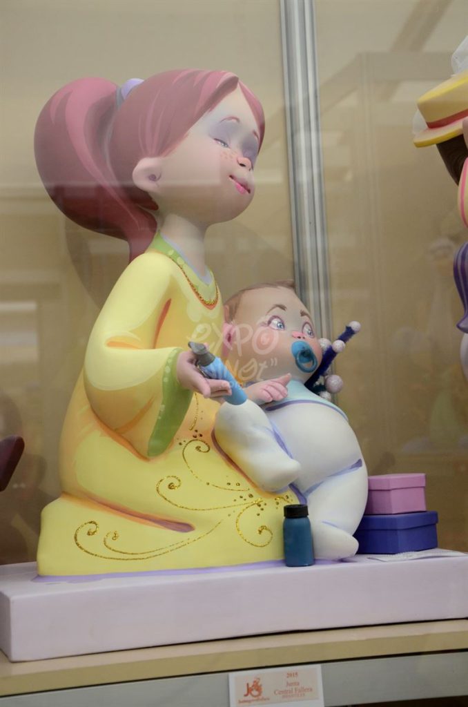 Año 2015, falla Conserva, Berenguer Mallol, sección segunda Infantil, Artista: Francisco Jiménez Rodero.