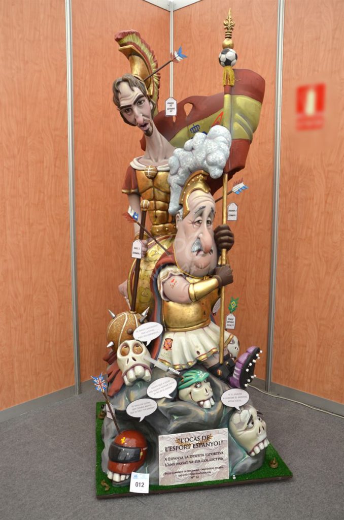 Año 2015, falla Convento Jerusalen, Matemático Marzal, sección especial, Artista: Pedro Santaeulalia Serrán.