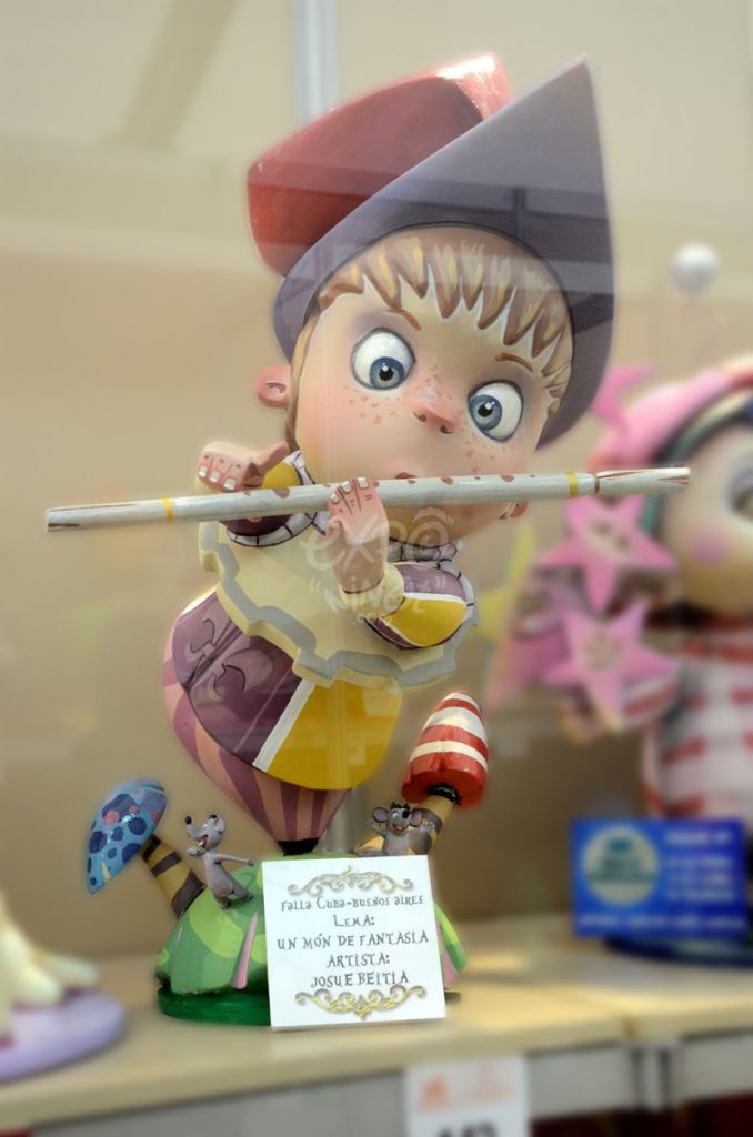 Año 2015, falla Cuba, Buenos Aires, sección décima Infantil, Artista: Josué Beitia.
