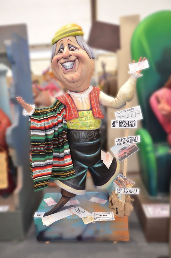 Año 2015, falla Doctor Gómez Ferrer, sección sexta c, Artista: Joserra Lisarde.