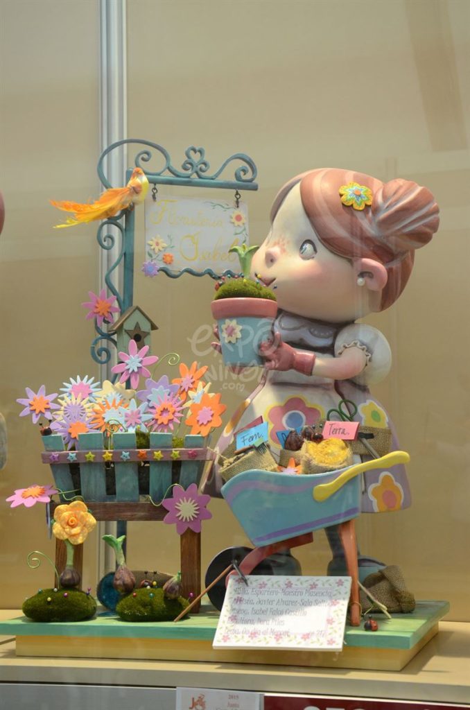 Año 2015, falla Espartero, Maestro Plasencia, sección séptima Infantil, Artista: Javier Álvarez-Sala Salinas.