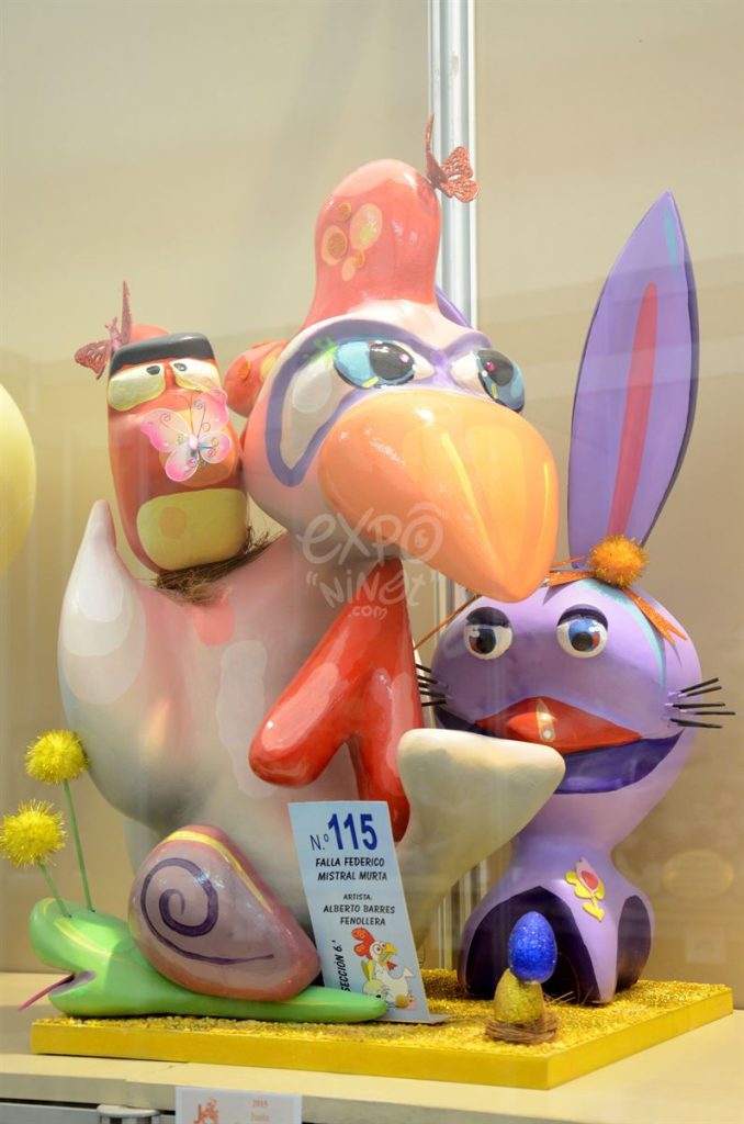 Año 2015, falla Federico Mistral, Murta, sección sexta Infantil, Artista: Alberto Barres Fenollera.