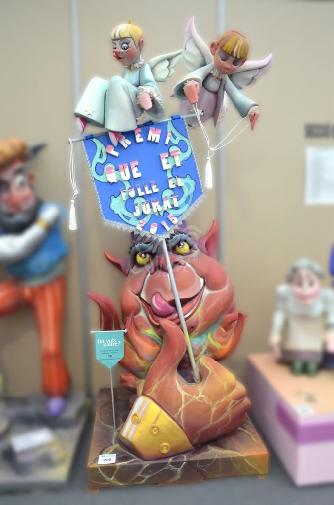 Año 2015, falla Fermín Galán y García Hernández, Primavera, sección sexta c, Artista: David Sánchez Llongo.