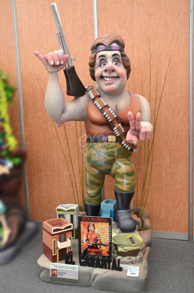 Año 2015, falla Gayano Lluch, Marco Merenciano, sección primera a, Artista: Sergio Musoles Ros.
