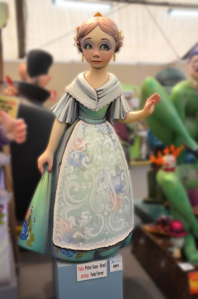 Año 2015, falla Goya, Brasil, sección cuarta b, Artista: Fede Ferrer García.