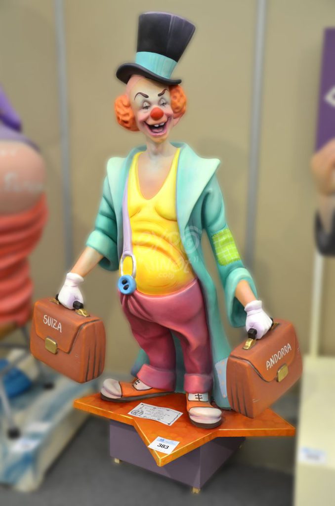 Año 2015, falla Horta Sud, La Costera, sección séptima b, Artistas: Francisco Olivares y Juan Valencia.