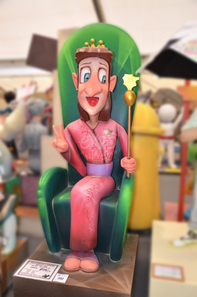Año 2015, falla Humanista Mariner, Manuel Simó, sección sexta c, Artista: Toni Fornés Quijano.