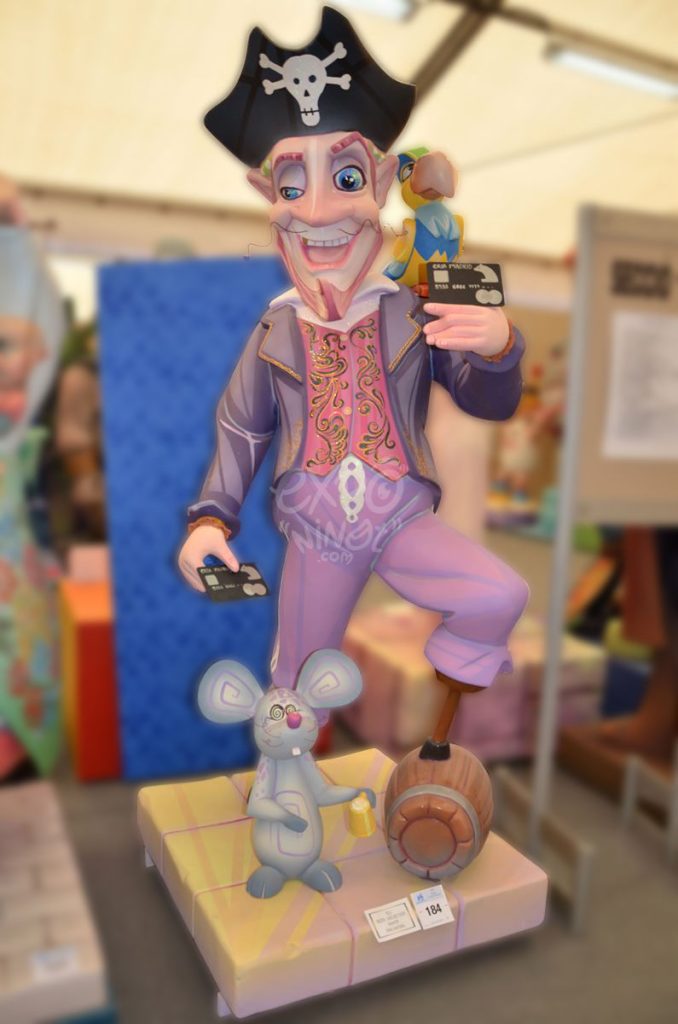 Año 2015, falla Industria, Santos Justo y Pastor, sección segunda a, Artista: Lorenzo Fandos Ayoro.