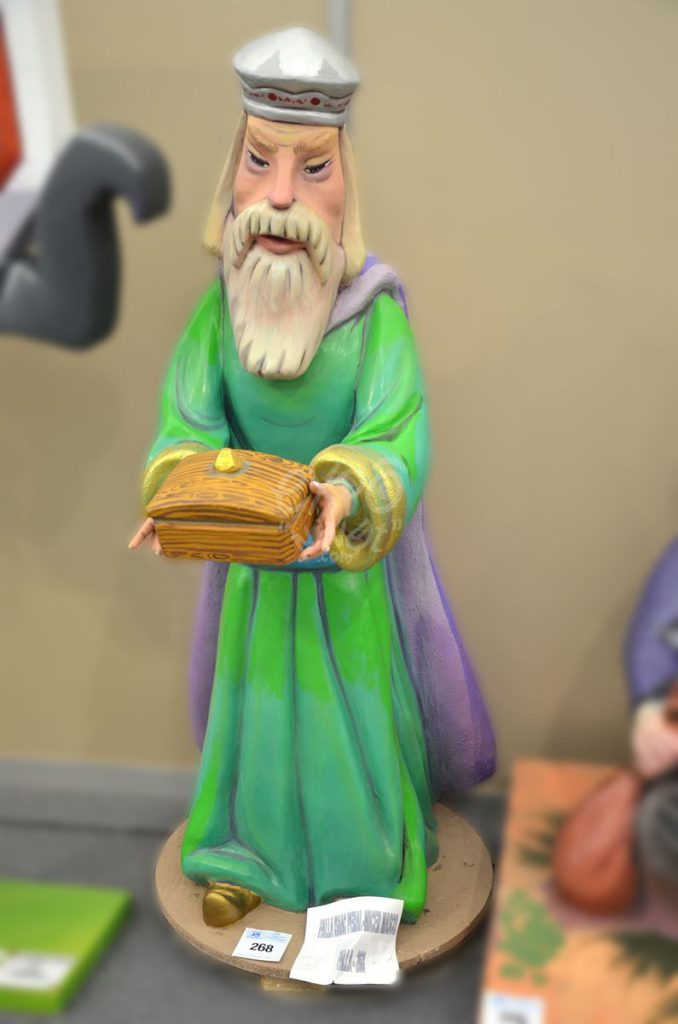 Año 2015, falla Isaac Peral, Micer Mascó, sección séptima b, Artista: Ángel Tarín Doménech.