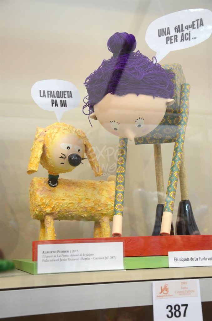 Año 2015, falla Jesús Morante y Borrás, Caminot, sección decimoctava Infantil, Artista: Alberto Ferrer García.