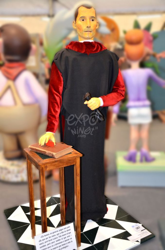 Año 2015, falla Jesús Morante y Borrás, Caminot, sección séptima c, Artista: Alberto Ferrer García.