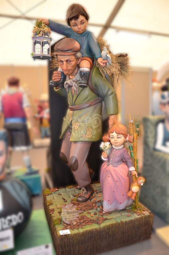 Año 2015, falla Joaquín Costa, Burriana, sección sexta a, Artista: Pedro Simarro Fernández.