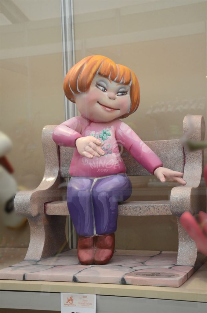 Año 2015, falla Joaquín Navarro, Carricola, sección duodécima Infantil, Artista: Vicente Gomar Vidal.