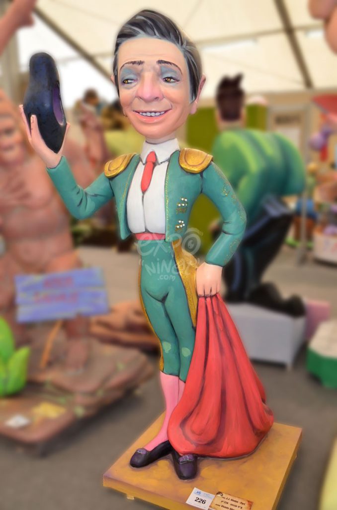 Año 2015, falla Juan José Domine, Port, sección cuarta b, Artista: Vicente Albert García.